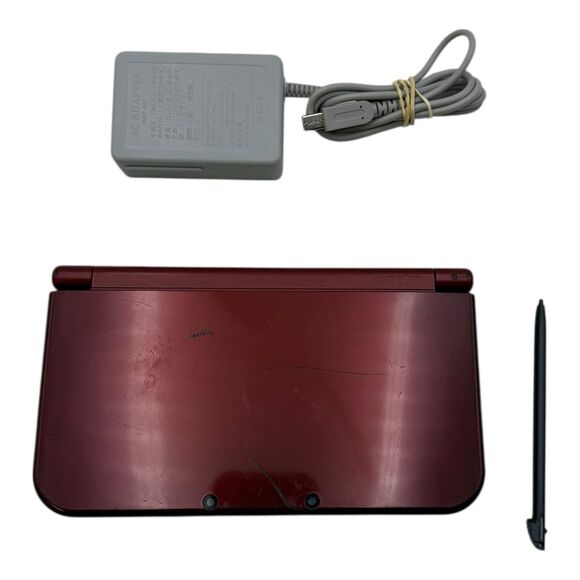 New Nintendo 3DS XL Video Game System (Red-001) - Used - USA W Charger, Stylus - Picture 1 of 8